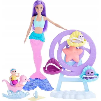 Panenka Panenka Barbie mořská panna, vícebarevná, sada HLC30
