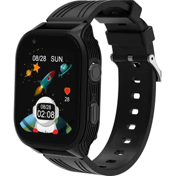 Chytré hodinky Dětské volací GPS hodinky PulsGo KIDS Cool D8 / černé / 661425
