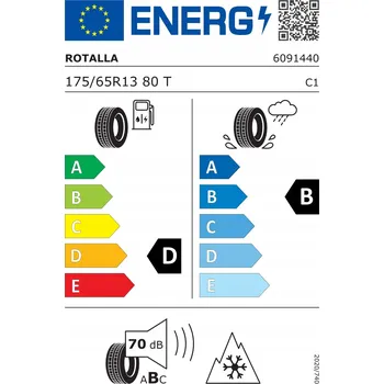 Zimní osobní pneu Zimní pneumatika Rotalla Setula W Race S130 175/65 R13 80 T s přilnavostí na sněhu (3PMSF)