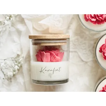 Svíčka Dárek k MDŽ svíčka vůně Karafiát