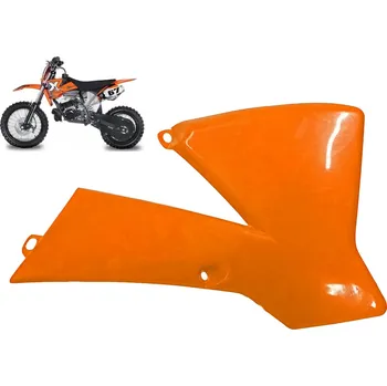 Plast minicross Coyote, NRG pravý boční oranžová