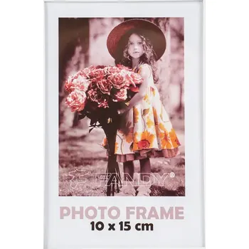 Rám na obraz FANDY Plastový rámeček Simple 2 10x15 1 bílý