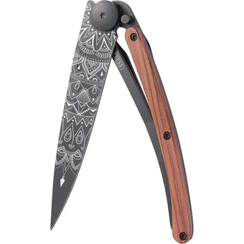 kapesní nůž Kapesní nůž Deejo 1GB125 Tattoo Black 37g coralwood Mandala