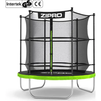 ZIPRO Trampolína kulatá Jump Pro 183 cm s vnitřní ochrannou sítí 183cm ZELENÁ|ČERNÁ