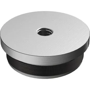 Hahn Steel Plochá záslepka pro trubku O48.3 x 2,0 mm se závitem M8, broušená