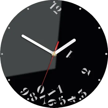 Hodiny Nástěnné hodiny Volan černé 30 cm