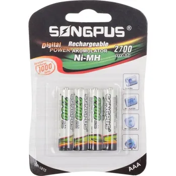 Článková baterie AAA r3 do 2700mah baterie, 4ks