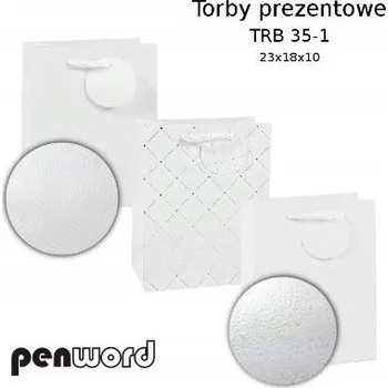 Dárková taška Dárková taška malá bílá (23x18x10) 1 ks