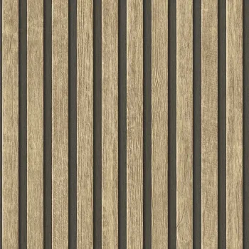 Tapeta TAPETA DŘEVĚNÉ LAMELY LAMELKY 3D OBKLADOVÉ PANELY