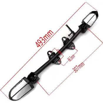 Stupačky pitbike - kompletní 493mm