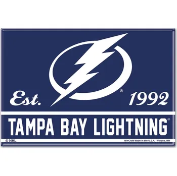 Dekorativní magnet Magnetka na Lednici Tampa Bay Lightning NHL