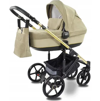 Kočárek Kočárek 4v1 Babe boss dětský kočárek milo černý, Odstíny hnědé a béžové
