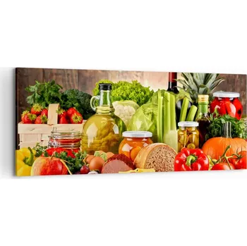 Obraz Obraz na plátně do obýváku, ložnice 120x50 gastronomie obrazy na zeď