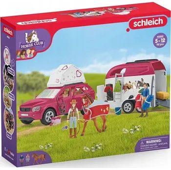 Figurka Figurka Schleich – SUV a přívěs pro koně, sada 1:64, vícebarevná