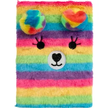 FANDY Zápisník A5 Fluff 04 méďa proužky