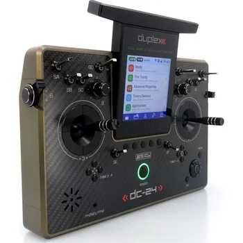 RC model Vysílač Duplex DC-24II Carbon Line Bronz elox Rev.2