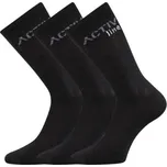 BOMA Ponožky pánské slabé SPOTLITE 3pár ČERNÉ Velikost: 43-46 (29-31)