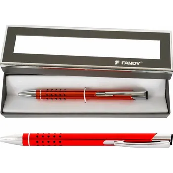 FANDY Pero kuličkové v krabičce Veno rubber B oranžové