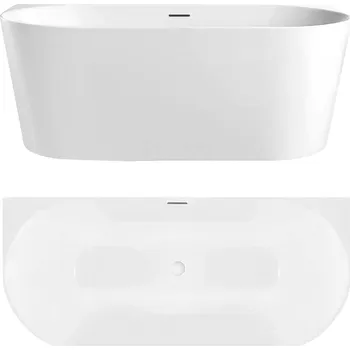 Vana Volně stojící akrylátová vana REA CAPRI SLIM 150x74,5 cm bílá