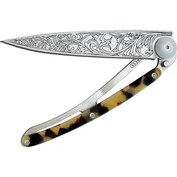 Sport Kapesní nůž Deejo 9CC201 Tattoo 27g dark turtle Art Nouveau