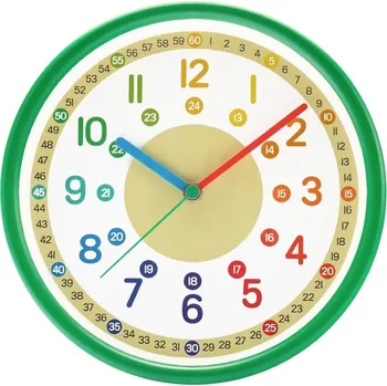 Budík ELTON Uč se čas - zelené - E11.4624.007032
