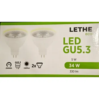 Žárovka LED žárovky Lethe GU 5.3 5 W 3000 K