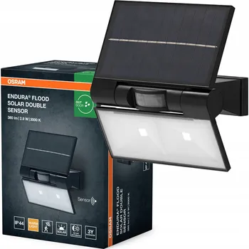 Osram LED reflektor SOLAR 2.9W 3000K s DVOJITÝM SENZOREM