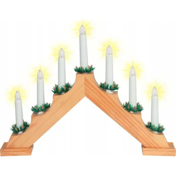 Obraz Svícen dřevěný Home 30 cm