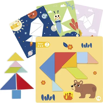 Dětské zboží Tooky Toy Magnetický tangram