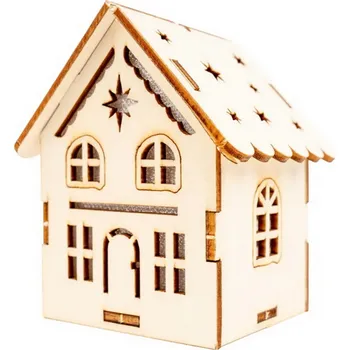 Vánoční dekorace FANDY Ozdoba dřevěná Natural Christmas 02