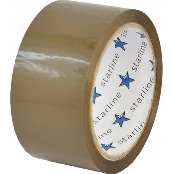 Balicí páska Starline hnědá, šířka 48 mm, délka 55 m, 1 ks