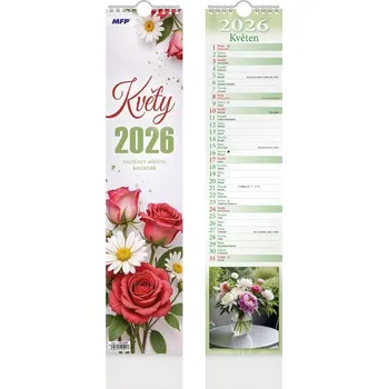 Kalendář kalendář 2026 vázankový Květy 1061686 UNIPAP