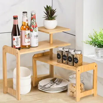 police VELKÝ 3-PATROVÝ REGÁL POLICE ORGANIZÉR DO KUCHYNĚ NA KOŘENÍ NA STŮL ČI PRACOVNÍ DESKU