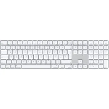 Klávesnice Apple Magic Keyboard Numeric Touch ID/Bezdrátová Bluetooth/HU layout/Bílá (MXK73MG/A)