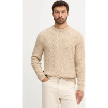 Dámský svetr Vlněný svetr Barbour MKN1679 béžová 80X, vel. XL