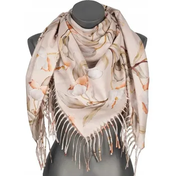 Šátek Versoli šátek s květinovým vzorem - viskóza