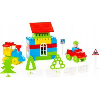 ostatní stavebnice Stavebnice Polesie Stavitel 36100 101 dílků