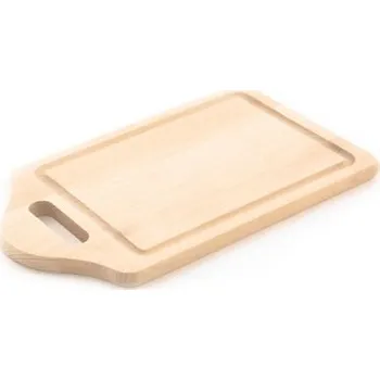 Kuchyňské prkénko Kolimax Buková krájecí deska TKU 345, 34 x 21 cm 157232 drážka + madlo (Kolimax 157232 Bukové krájecí prkénko s drážkou 34.5x21.5 cm)