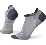 Unisex merino běžecké ponožky SMARTWOOL Run Zero Cushion Low Ankle Socks, Light Gray velikost: 46-49 (XL)