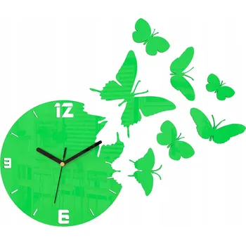 Hodiny Nástěnné hodiny Volan zelené 60 cm