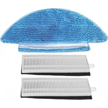 Sada příslušenství pro robotický vysavač HEPA filtry a mop k vysavači TESLA Smart Robot Vacuum Laser AI300 Plus 2+1ks