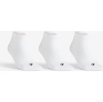 Pánské oblečení ARTENGO Polovysoké tenisové ponožky RS100 3 páry bílé 43/46 BÍLÁ
