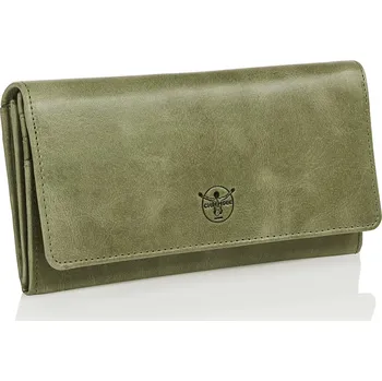 Peněženka Chiemsee Dámská kožená peněženka s RFID, olivová 841478