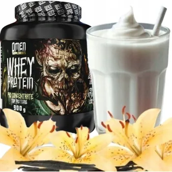 Protein Protein syrovátkový koncentrát - WPC Omen prášek 900 g příchuť vanilka