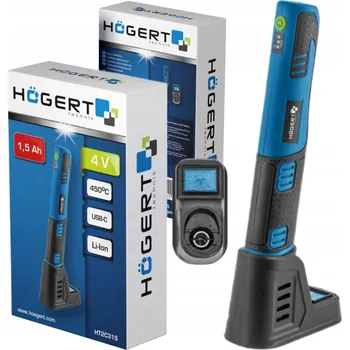 Páječka Akumulátorová páječka 4V 1500mAh 8W Hogert HT2C315