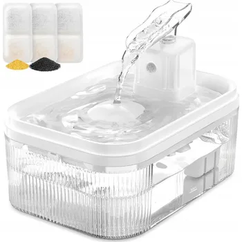 Miska pro psa Plastová napáječka s fontánou 2500 ml s pohybovým senzorem pro kočky