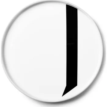 Talíř Design Letters Talíř s písmenem J, white