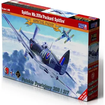 Plastikový model Spitfire Mk.XVIe Packard - Polský perutě 308 a 317 1:48