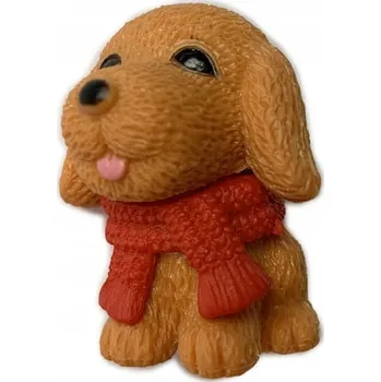 Figurka Figurka Pejska Broholmera model s červenou šálou