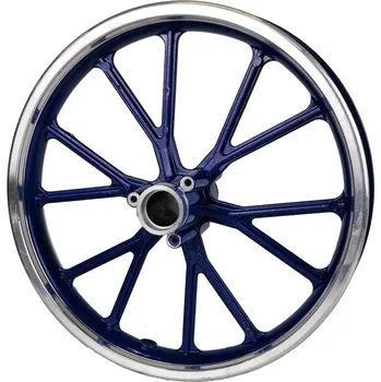 Sport Zadní ráfek minicross 10 palců, šířka 96mm modrá